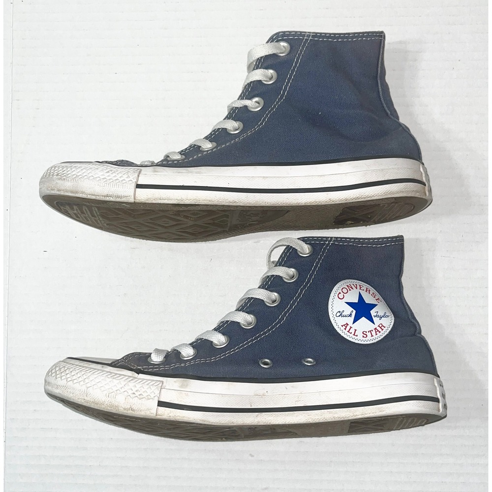 Converse Chuck Taylor Sneakers Womens 7 Navy Blue Mens 5 High Top M9622 Classic